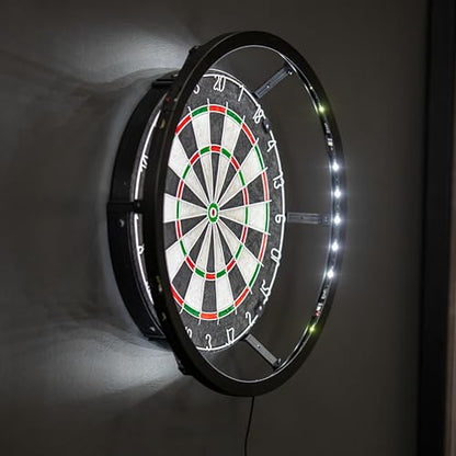 Accudart Vortex LED Surround - Tournament Style - 360 Degree Bright LED Lighting - Fits Traditional 18" Boards - Attaches Together in Minutes