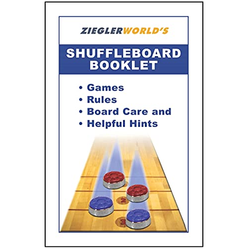 Zieglerworld Table Shuffleboard Bowling Brown Pins - Pinsetter - Rules Booklet - Score Chart - Carrier Bag & Wood Ball