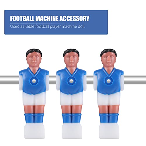 SEWACC 10cs Foosball Men Replacement Foosball Player Figurine Foosball Accessories Soccer Table Parts