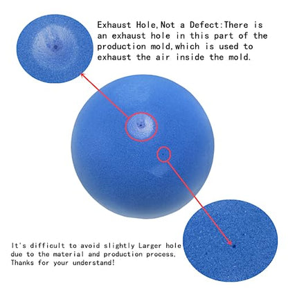 7 Inches Soft No-Noise Foam Ball Sponge Kickball Dodgeball for Indoor Activity - color: yellow