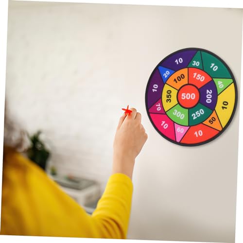 BESPORTBLE 1Set Extra Sticky Dart Board Game for Fun with Sticky Balls Engaging Party for Family Friends for All Ages