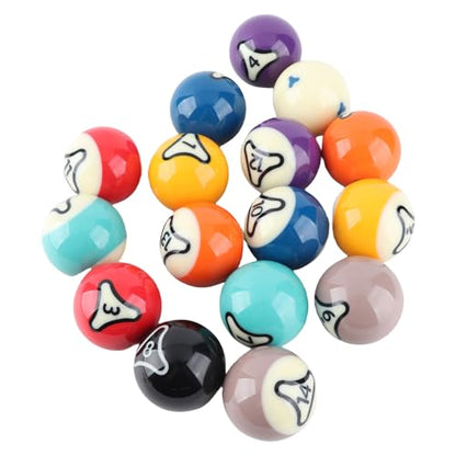 Pilipane Billiard Balls Set Professional Tournament Style Pool Balls for Billiards Games and Family Entertainment Resin Material 57.2mm Dia 16Pcs with Wiping Cloth