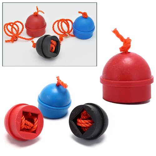 4 Pack Pool Chalk Cubes Holder with Cord String Anti-Lost Snooker Practical Tool Pool Cue Chalk Organizer Pool Stick Pocket Chalker for Billiard House Billiard Cue Chalk Box Pool Cue Stick Tips
