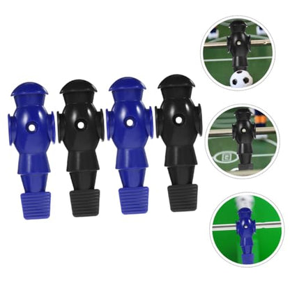4Pcs Foosball Table Soccer Player Dolls Replacement Parts Lightweight Standard Football Athletes Statues for Table Football Game Rods with Material