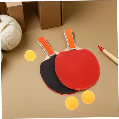 Professional Table Tennis Training Set Indoor Outdoor Racket Paddle Ball Kit with Ergonomic Poplar Wood Grip and Precision Surface for Beginners and Athletes