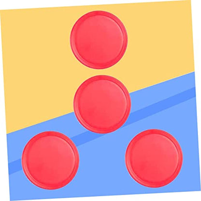 8 Pcs 50mm Air Hockey Pushers Replacement for Hockey Tables Ergonomic Paddles Set