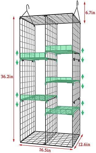 Honkazita Hanging Board Game Storage and Organizer,Large Capacity Storage for Board Gaming,Video Game,Video Game Storage Hanging Game Shelf