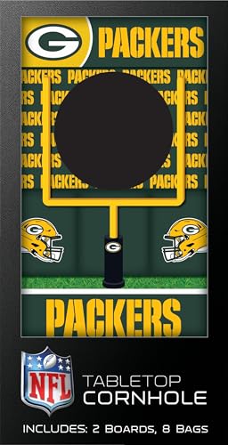 MasterPieces Officially Licensed NFL Tabletop Cornhole for Adults - style: Green Bay Packers