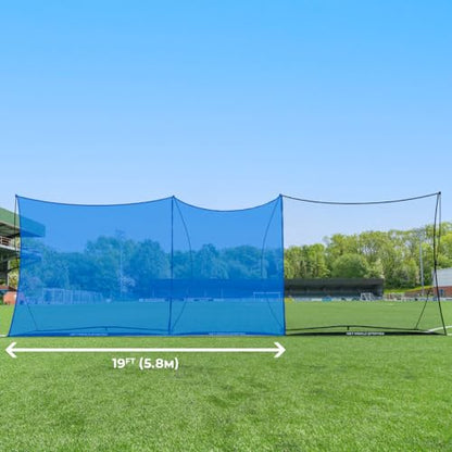 Stop that Ball™ Backstop Net Systems | Multi-Sport Ball Stop Net & Posts | Pop-Up, Freestanding & Socketed Options [7 Sizes] - size: Extender, style: ProFlex