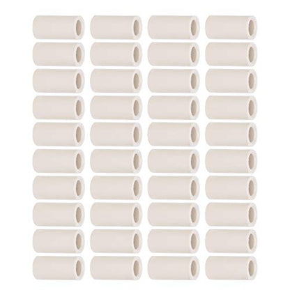 40Pcs Fiber Billiards Stick Pool Cue Ferrules Tubes Replacement Parts Repair Accessories Leisure Sports Game Room Cue Ferrule Pool Replacement Kit Stick Ferrules Kamui - size: 13MM 1 inch