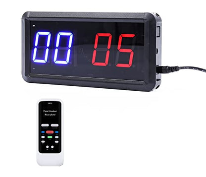 Electronic Score Keeper Scoreboard with Remote for Cornhole Basketball Ping Pong Table Tennis Badminton Volleyball Baseball Billiard Squash Quiz Kids Electronic Digital Clock