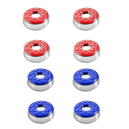 8 Pieces Shuffleboard Pucks Table Rollers Replacements Smooth Edge High Density Board Material Portable Design Suitable for Indoor Outdoor Party