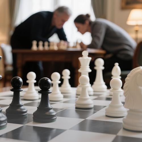 Tournament Chess Board, 20 Inch Silicone Mat, Black and White Squares with Mark - size: Silicone Chess Board Folded