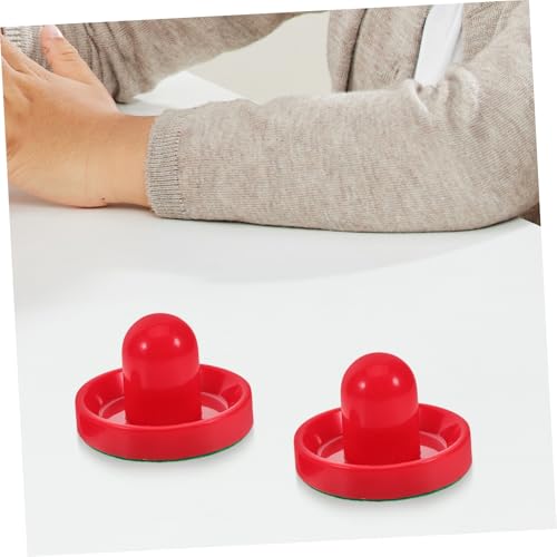 WOONEKY 2pcs Hockey Strikers Pucks Replacement for Air Hockey Table Accessories Pusher Goal Handles