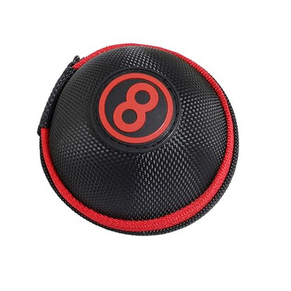 Cue Ball Case 2.24in Billiard Ball Carrying Case, Easy to Carry Clip-on Cue Ball Bag for Billiard Balls, Training Balls and Pool Balls - color: Red