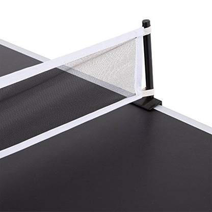 Triumph USA 4-in-1 Swivel Table, 72", Black