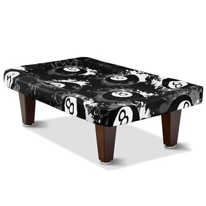 MABOZOO 8 Ball Pattern Billiard Pool Table Cover, Waterproof and Tearproof Snooker Table Cover for PoolTable, Indoor/Outdoor Pootable Accessories for Protecting Felt