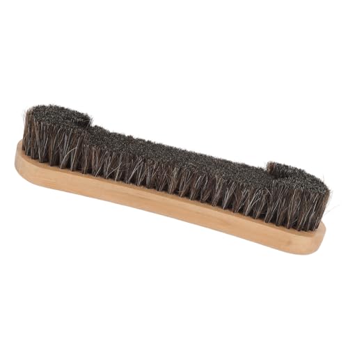 Pool Table Brush Billiard Table Cleaner Brush 12in Horse Hair with Ergonomic Handle for Thorough Cleaning Corners Seams