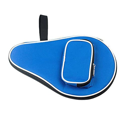 Ochine Table Tennis Racket Case Cover Ping Pong Paddle Carry Bag with Ball Storage Pocket Table Tennis Racket Cover Ping Pong Paddle Case Table Tennis Paddle Cover for Blade with Bonus Ball Storage - color: A