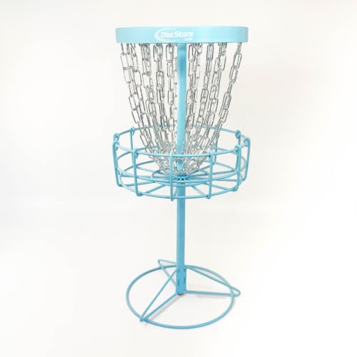 Disc Golf GrowTheSport Mini Disc Golf Basket - color: Light Blue
