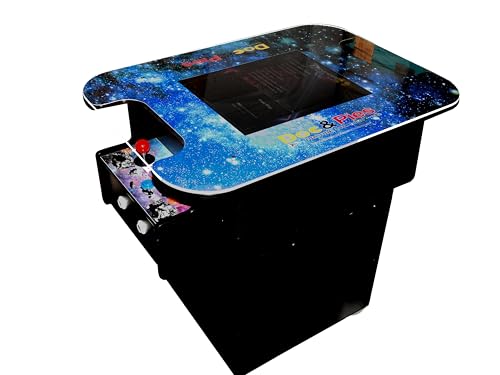 Doc and Pies Arcade Factory Full Size Professional Cocktail Arcade Machine | 60 Classic Games | Original, Classic Design | 2-Player | Full Size LCD Screen, Buttons and Joystick - style: 60