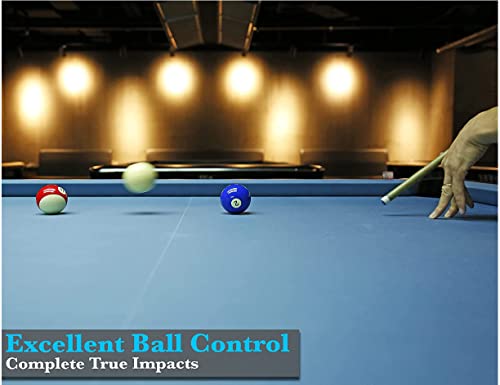 Premium Regulation Size Belgian Billiard Pool Ball Set - 16 Pro Tournament Quality Billiard Balls - Custom Pool Ball Set for All Player Levels - Cue Ball with Unique Logo Design