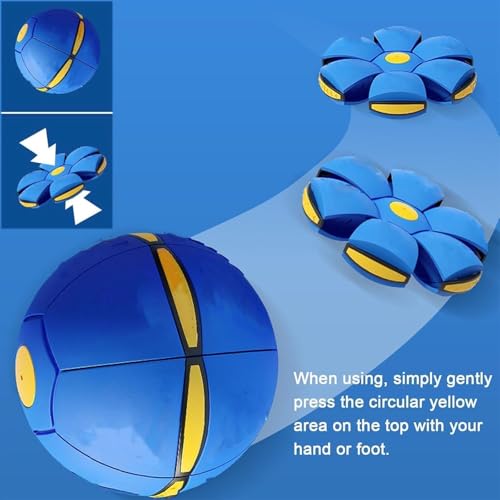 Magic Ball, Magic Metaball, Children Bouncing Ball, Parent-Child Interaction, Dual Form Freely Switchable, with 6 Light for Kid - color: F