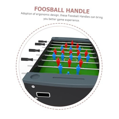 8Pcs Foosball Table Handles Replacement Ergonomic Non-Slip Plastic Grips for Standard Football Table Rods Foosball Supplies
