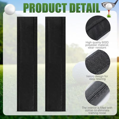 Arrowbash 2 Pcs Disc Golf Basket Silencer Disc Sports Sound Proof Basket Quieter Portable Golf Accessories Targeting Stripes for Putting Practice Target Game
