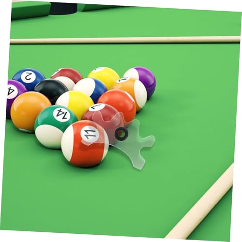 TOYANDONA Freestanding Acrylic Billiard Cue Holder Pool Cue Rack Non-Slip Billiards Accessories for Enthusiasts Suitable for 9-Ball Games