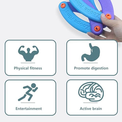 Flying Ring Folding BomerangToy, Aerodynamic Flying Disc, Wind Resistant Foldable Boomerangs, PlasticToy Ultimate Glider Toss Game, for Beach FrisbeePark Activities Outdoor Toy TeenFrisbee