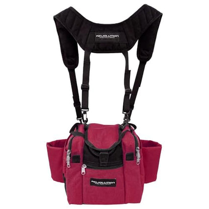 Revolution Mini Deluxe V3 Disc Golf Bag - Crimson