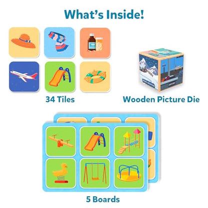Skillmatics Memory Match - Where Things Belong, Fun & Fast Matching Board Game for Kids, Educational Preschool Game for Toddlers, Boys & Girls Ages 3, 4, 5, 6 & 7, Learning & Brain Development Toy
