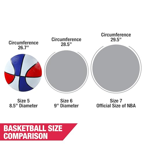 Hall of Games Premium Arcade Cage Basketball Game with Steel Frame and Polycarbonate Backboard - style: 3 Pack of Balls