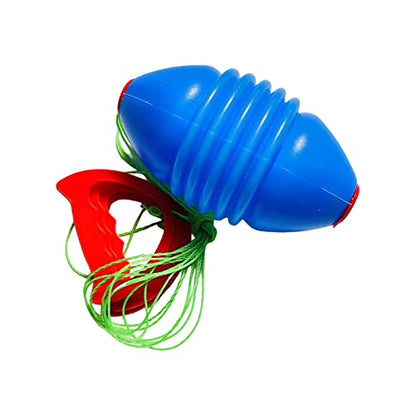 Pull Shuttle Ball Game, Sliding for Children, Outdoor Sport Jumbo Speed Ball for 2 Person Cooperative Shuttle Pulling Ball Children Toy, Blue