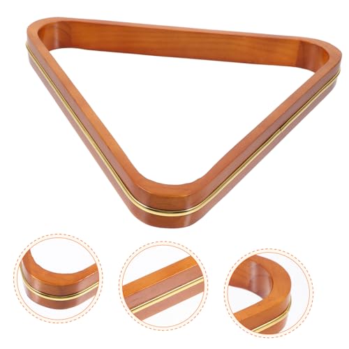 Billiard Ball Storage Rack Durable Triangle Pool Table Holder for Standard Balls for and Tournaments Organizes Billiards Accessories
