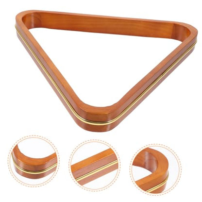 Billiard Ball Storage Rack Durable Triangle Pool Table Holder for Standard Balls for and Tournaments Organizes Billiards Accessories