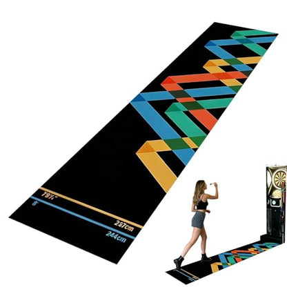 Genérico Dart Mat – Non-Slip Velvet with Portable Launch Line, Dart Mats, Game Room, Tournament, Sports Club, Office, Rest Room, - size: Do