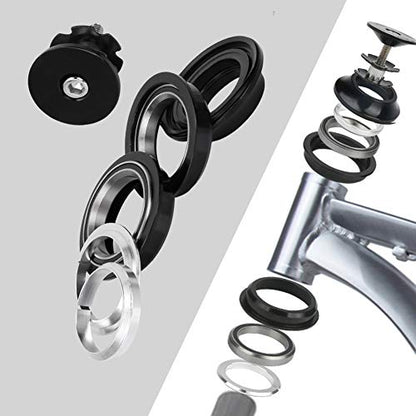 Mountain bikes heads Tube Aluminum Alloy Bearing Bowl Group 44mm External , bikes Front Fork Bowl Set , bikes Front Fork Bowl Set , Mountain bikes heads Tubbike bowl bikes heads bowl bikes bowl bicycl