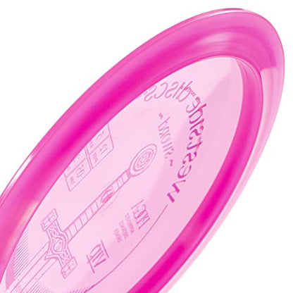Westside Discs VIP Sword Disc Golf Disc, Men and Women, Family Outdoor Games, Straight Flying Distance Driver, 170g+ Stamp Color Will Vary - color: Pink