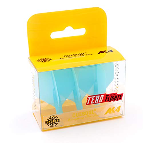 CUESOUL TERO AK4 Dart Flight Standard Shape/Shield Shape/Diamond Shape - color: Standard Shape-Solid Blue