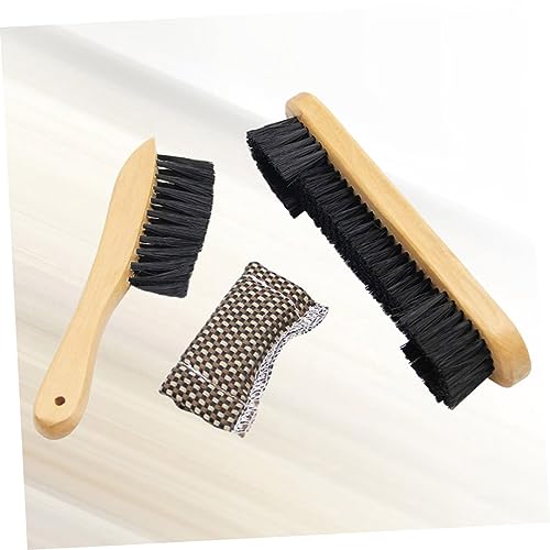 Kisangel 3 Pcs 1 Set Wooden Billiards Brush Set