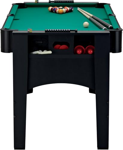 Fat Cat 3-in-1 6' Flip Multi-Game Table - color: Green Cloth Playfield