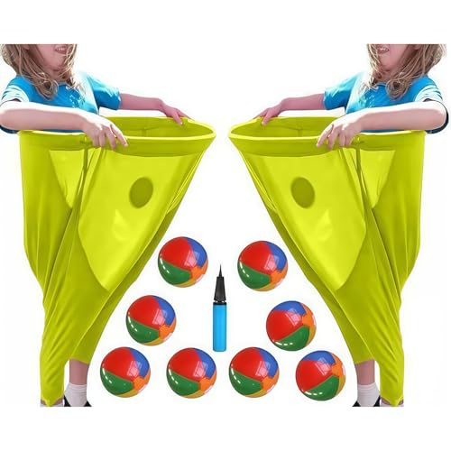 Granny Pants Yard Game,Granny Pants Outdoor Game, Giant Recreational Tossing Games, Team Relay Family Reunion Party Field Game Set,Perfect for BBQ, Tailgating, Camping & Corporate Events - color: 2pc-yellow