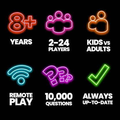 Outsmarted - The Live Quiz Show - Remote Board Game - More Than 10000 Multimedia Questions and Updates, Live TV Quiz Show, Family Game Night - Games for Adults, Teens and Kids - Ages 8+ -2024 Version - style: 2025 Edition