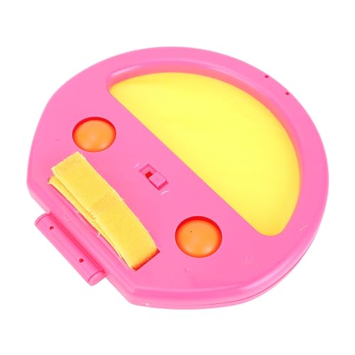 Toss and Catch Ball Set, Hand Exercise Ball Throwing Set, Double Player Outdoor Game with Soft Balls, Ideal for Beach Picnic Party (Pink) - color: Pink