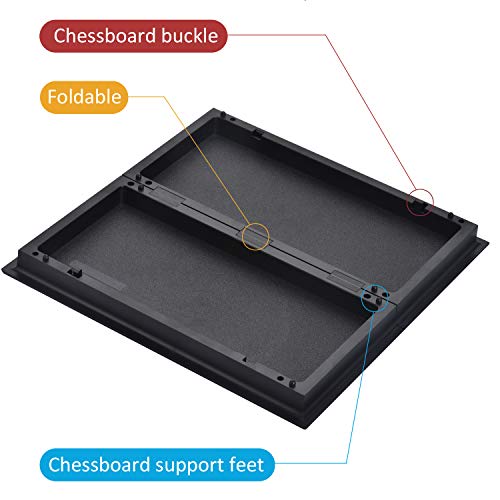 Magnetic Backgammon Board Game Set with Folding Board Travel Games for Kids and Adults