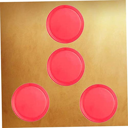 8 Pcs 50mm Air Hockey Pushers Replacement for Hockey Tables Ergonomic Paddles Set