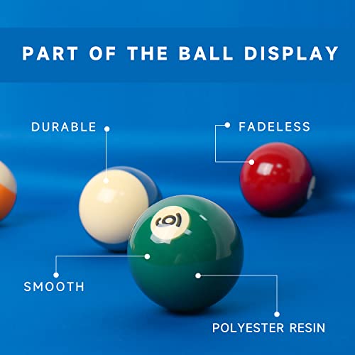 GSE Games & Sports Expert 8-Ball Triangle & 9-Ball Diamond Pool Ball Racks with 2-1/4" Standard Pool Balls, Billiard Balls and Racks Set, Pool Table Accessories (Several Colors Available) - color: Pro Standard Balls, style: Mahogany Racks
