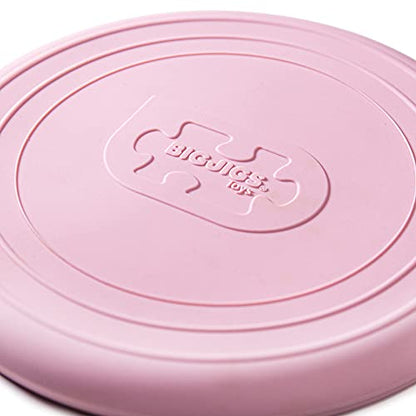 Bigjigs Toys Frisbee Flying Disc (Blush Pink) - Silicone Frisbee for Kids, Quality Flying Saucers, Beach Toys & Garden Toys, Holiday Toys for Toddlers - color: Blush Pink